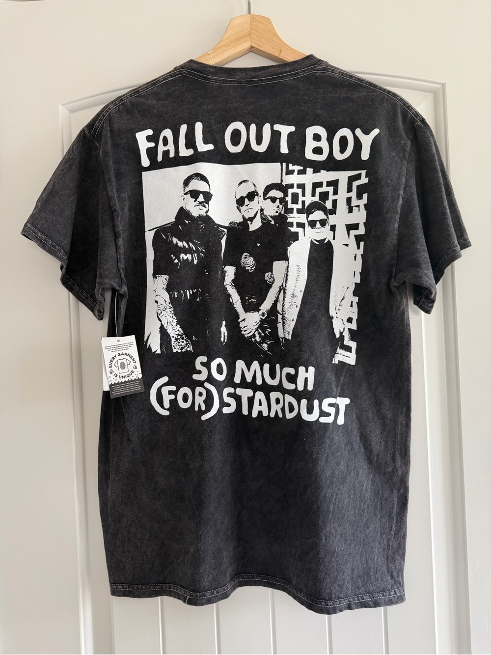 Ripple Junction Fall Out Boy 'So Much (For) Stardust' Acid Wash Band Tee Size M